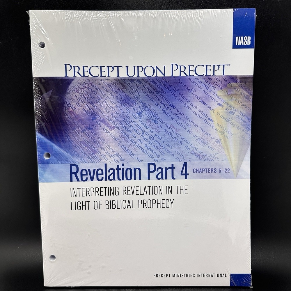 Revelation Part 4 Precept Upon Precept KAY ARTHUR Bible Study Workbook *NEW*